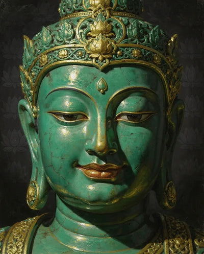 Timanttimaalaus Jade Buddha