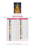 Thumbnail for Golden Buddha timanttimaalauksen värikartta – 29 DMC-väriä