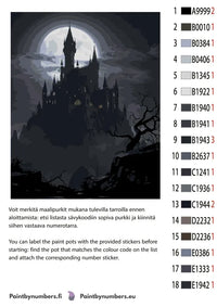 Thumbnail for Numeromaalauksen väriluettelo - fantasia