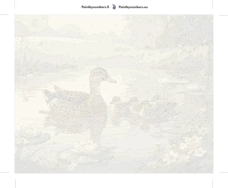 Eläin numeromaalaus pakkaus