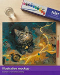 Thumbnail for Valmiin numeromaalauksen havainnekuva - Feline Adventure 50x40cm