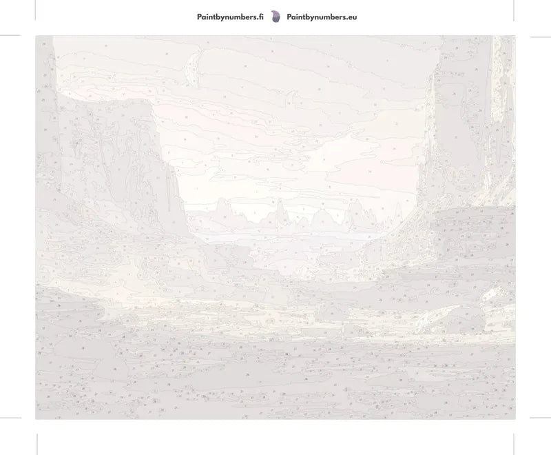 Aavikkokanjoni numeromaalaus pakkaus