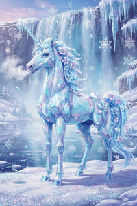 Thumbnail for Timanttimaalaus Ice Crystal Unicorn