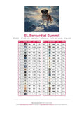 Thumbnail for St. Bernard at Summit timanttimaalauksen värikartta – 38 DMC-väriä