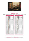 Thumbnail for Library Cat timanttimaalauksen värikartta – 39 DMC-väriä