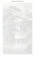 Thumbnail for Paint by numbers canvas - Waterfall and Pine Trees