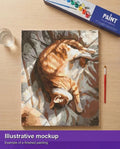 Thumbnail for Valmiin numeromaalauksen havainnekuva - Comfy Cat 40x50cm