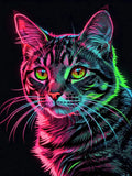 Thumbnail for Timanttimaalaus Neon Cat Portrait