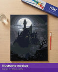 Thumbnail for Valmiin numeromaalauksen havainnekuva - Gothic Castle Night 40x50cm