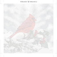 Thumbnail for Paint by numbers canvas - Red Cardinal in Snow