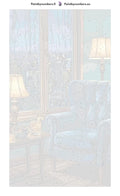 Thumbnail for Numeroitu kangas - Blue Armchair City View 40x70cm