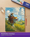 Thumbnail for Valmiin numeromaalauksen havainnekuva - Adventure Companions 40x50cm