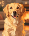 Thumbnail for Timanttimaalaus Golden Retriever