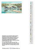 Thumbnail for Värikartta ja ohjeet - Elephants Crossing River 70x40cm
