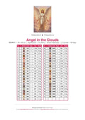 Thumbnail for Angel in the Clouds timanttimaalauksen värikartta – 41 DMC-väriä