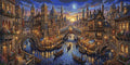 Thumbnail for Numeromaalaus Venetian Night Canal