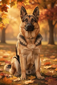 Thumbnail for Timanttimaalaus German Shepherd in Autumn