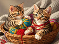 Thumbnail for Timanttimaalaus Playful Kittens