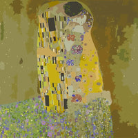 Thumbnail for The Kiss numeromaalaus - Gustav Klimt