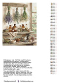 Thumbnail for Color chart and instructions - Herbs and Apothecary Bottles 40x50cm