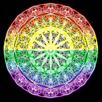 Thumbnail for Timanttimaalaus Rainbow Color Mandala