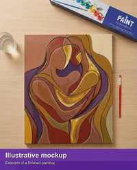 Thumbnail for Valmiin numeromaalauksen havainnekuva - Embrace of Colors 40x50cm