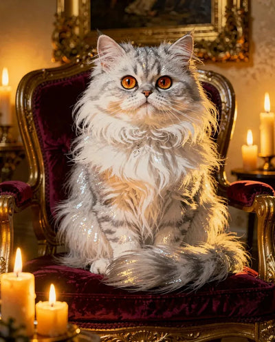 Timanttimaalaus Royal Cat
