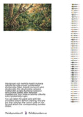 Thumbnail for Color chart and instructions - Sloth in Rainforest 70x40cm