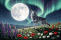 Thumbnail for Timanttimaalaus Wolf Under the Moon