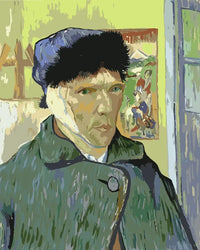 Thumbnail for Self Portrait with Bandaged Ear numeromaalaus - Vincent van Gogh
