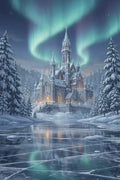 Thumbnail for Timanttimaalaus Castle Under Aurora
