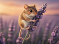Thumbnail for Timanttimaalaus Mouse on Lavender