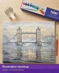 Thumbnail for Valmiin numeromaalauksen havainnekuva - Tower Bridge at Dusk 50x40cm