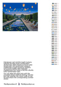 Thumbnail for Garden Pool and Lanterns numeromaalauksen värikartta ja ohjeet