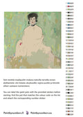 Thumbnail for Paint by numbers color chart - Amalie Zuckerkandl - väriluettelo ja ohjeet