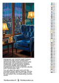 Thumbnail for Värikartta ja ohjeet - Blue Armchair City View 40x70cm
