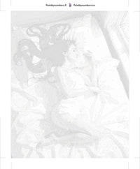 Thumbnail for Paint by numbers canvas - Woman Sleeping in Bed
