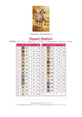 Thumbnail for Desert Stallion timanttimaalauksen värikartta – 27 DMC-väriä