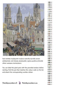 Thumbnail for Paint by numbers color chart - Rouen Cathedral Facade - väriluettelo ja ohjeet