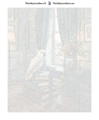 Thumbnail for Paint by numbers canvas - Cockatoo on Books
