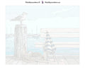 Thumbnail for Paint by numbers canvas - Seagull on Pier