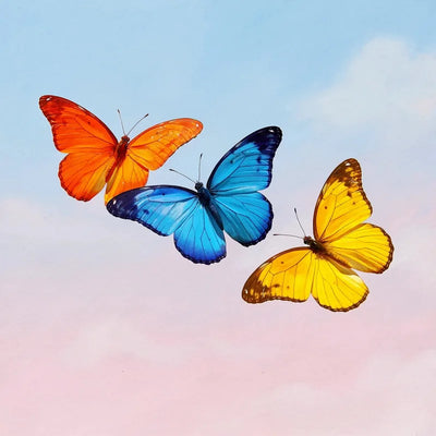Timanttimaalaus Colorful Butterflies