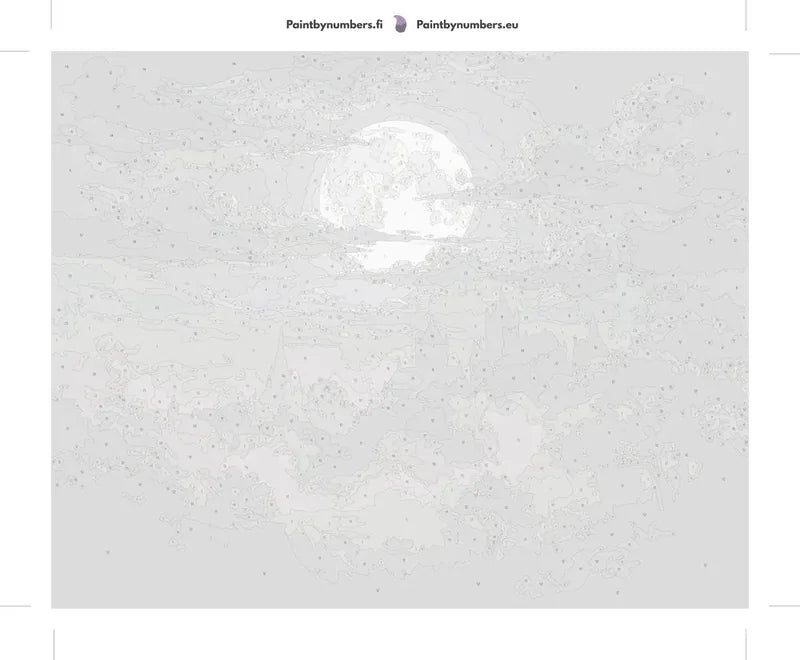 Linna numeromaalaus pakkaus