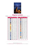 Thumbnail for Dog by Lantern timanttimaalauksen värikartta – 31 DMC-väriä