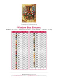 Thumbnail for Window Box Blooms timanttimaalauksen värikartta – 39 DMC-väriä