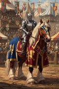 Thumbnail for Timanttimaalaus Knight on Horse