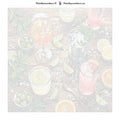 Thumbnail for Numeroitu kangas - Cocktails and Citrus Slices 50x50cm