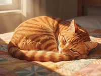 Thumbnail for Timanttimaalaus Cozy Ginger Cat