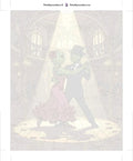 Thumbnail for Paint by numbers canvas - Cactus Couple Dancing