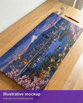 Thumbnail for Illustration of the completed paint by numbers - Tokyo Skyline and Mount Fuji 80x40cm
